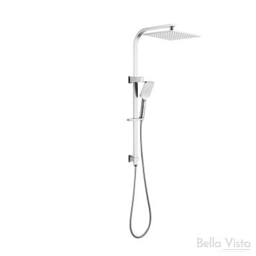 Cresta Dual Shower on Rail - Chrome