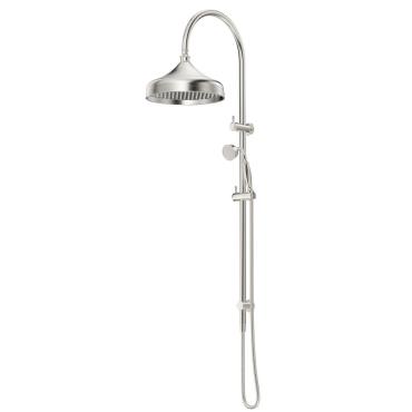Mica Heritage Dual Shower Rail - Brushed Nickel