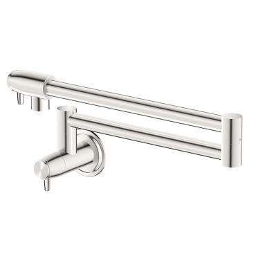 Mica Heritage Pot Filler - Brushed Nickel