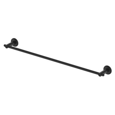Mica Heritage Single Towel Rail - Black