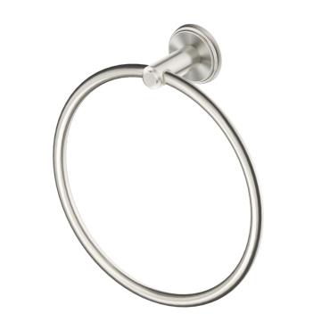 Mica Heritage Towel Ring - Brushed Nickel