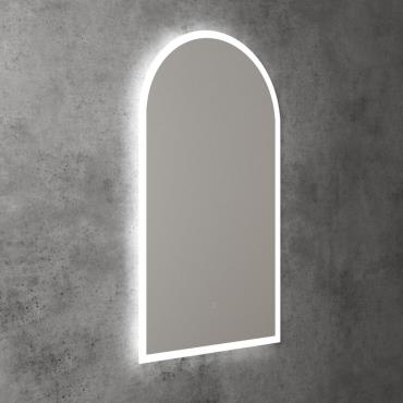 Canterbury Arched LED Mirror - Brushed Bronze