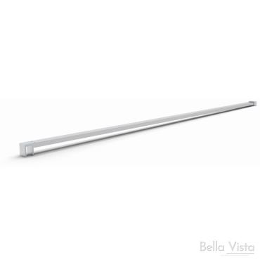 Glass Panel Support Rod - Square - Chrome