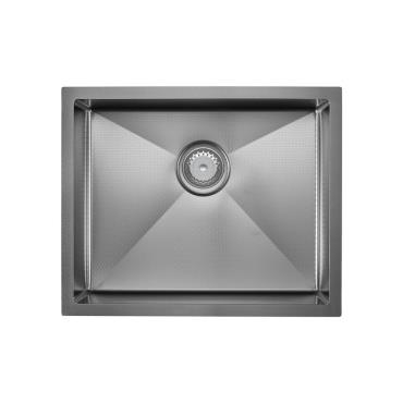 Hana Anti-Scratch 40L Single Bowl Sink PVD - Gun Metal Grey