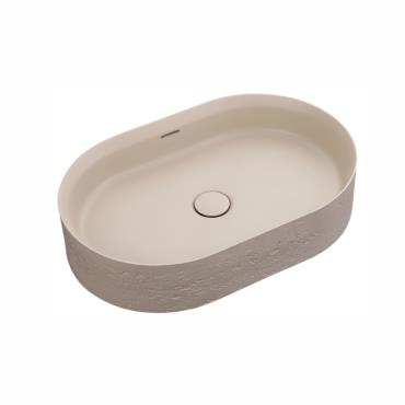 Idra 580 x 380 x 120mm Basin - Latte