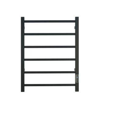 Matt Black Heated Towel Rail - Black (Matt)