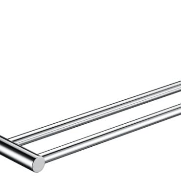 Mica Double Towel Rail 800mm - French Gold
