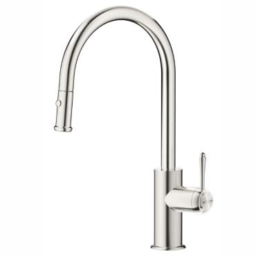 Mica Heritage Pull-Out Sink Mixer - Brushed Nickel