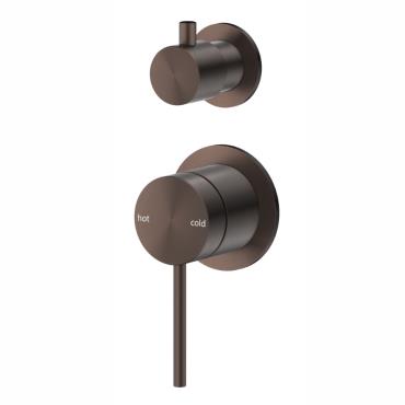 Mica Shower Mixer w/ Diverter - Dusk Bronze