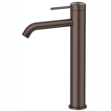 Mica Tall Basin Mixer - Dusk Bronze