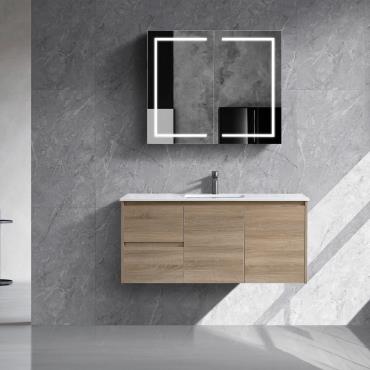 Royce Wall Hung Vanity - Natural Oak