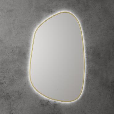 Tarcoola LED MIrror - Brushed Gold