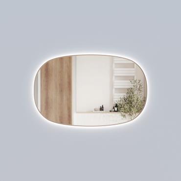 Valmont Horizontal 1100mm LED Mirror - Brushed Bronze