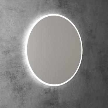 Windsor 900mm Round LED Mirror - Brushed Bronze
