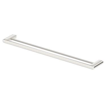 Supra Double Towel Rail - Brushed Nickel