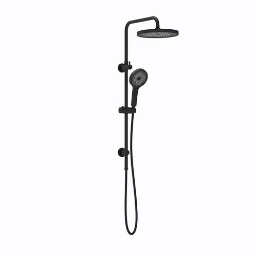TAPWARE - Gabe Double Shower on Rail - Black (Matt)
