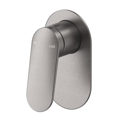 TAPWARE - Lantra Shower Mixer - Oval Plate - Gun Metal Grey
