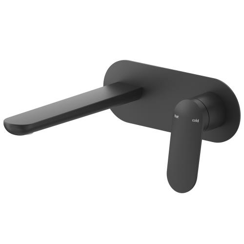 TAPWARE - Lantra Wall-Spout Combo 1 Plate - Black