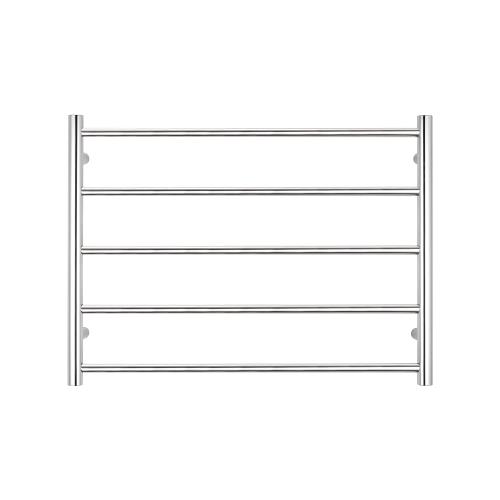 ACCESSORIES - 5 Bar Heated Towel Ladder - Round - 240 Volt - Chrome