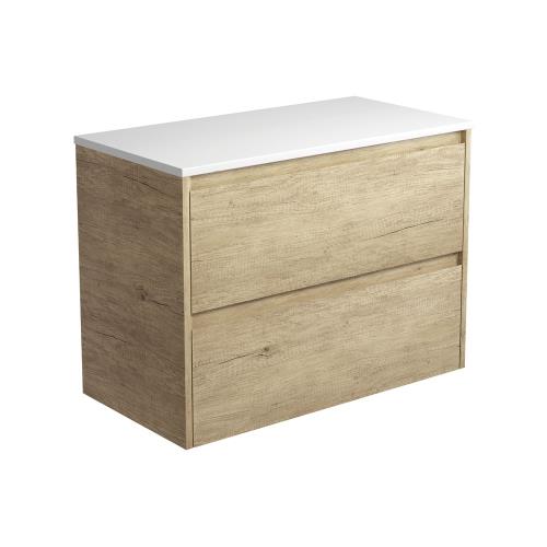VANITIES - Amato Scandi Oak Wall Hung Vanity - 750mm, 900mm