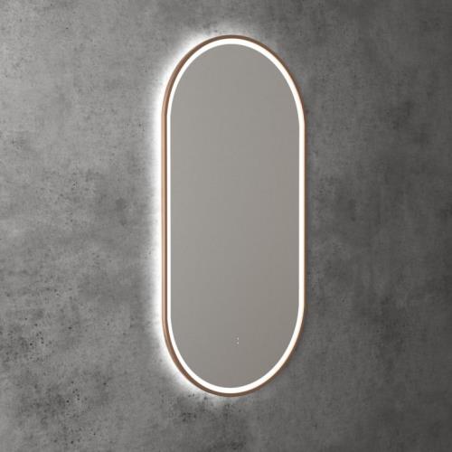 MIRRORS AND CABINETS - Beau Monde Pill Shape LED Mirror - 