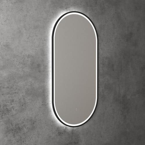 MIRRORS AND CABINETS - Beau Monde Pill Shape LED Mirror - 