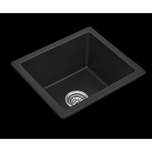 KITCHEN & LAUNDRY - BLACK Single Bowl Sink - 
