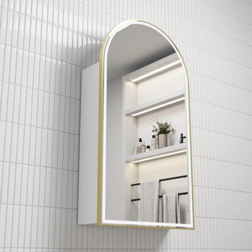 MIRRORS AND CABINETS - Canterbury LED Shaving Cabinet - 