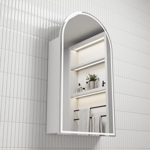MIRRORS AND CABINETS - Canterbury LED Shaving Cabinet - 