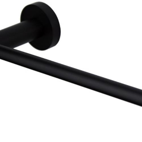ACCESSORIES - Cosmo Black Hand Towel Holder - 