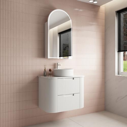 VANITIES - Curva Wall Hung Vanity - 750mm