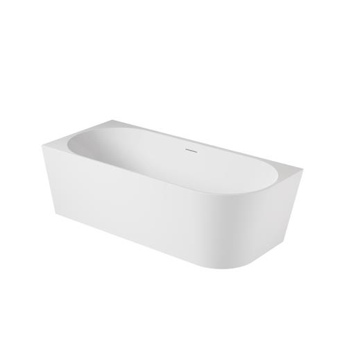 BATHS - ECO Wall Faced Corner Free Standing Bath Tub - With Overflow Left Hand Corner