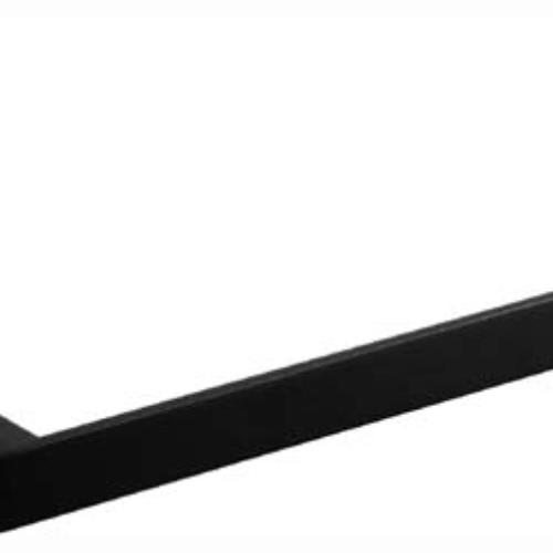 ACCESSORIES - Elegant Black Single Towel Rail - 