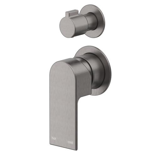 TAPWARE - Eleniko Shower Mixer Diverter - 2P - Gun Metal Grey