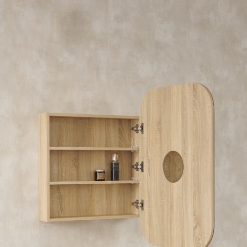 MIRRORS AND CABINETS - Eric Shaving Cabinet Range - Natural Timber