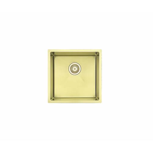 KITCHEN & LAUNDRY - French Gold Single Bowl Sink - 