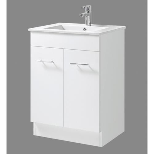 VANITIES - GALAXY Floor Vanity w/ Ceramic Top - 600mm