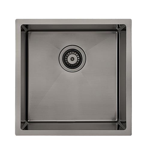 KITCHEN & LAUNDRY - Gun Metal Single Bowl Sink - 