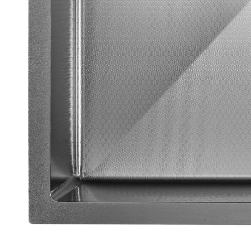 SINKS AND TROUGHS - Hana Anti-Scratch 40L Single Bowl Sink PVD - Gun Metal Grey, Sink Only