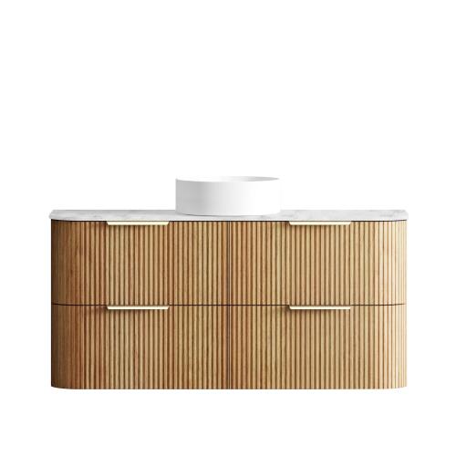 VANITIES - Havana Wall Hung Vanity - Woodland Oak, 1200mm
