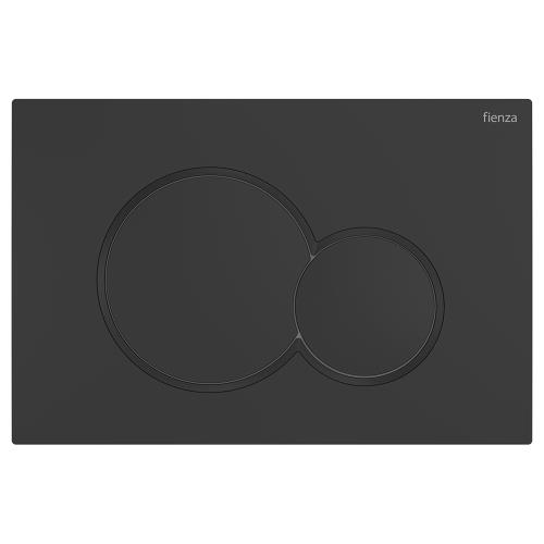 TOILETS - Koko Floor Pan Geberit In Wall Cistern Package - Buttons (Black)