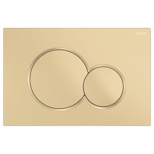 TOILETS - Koko Floor Pan Geberit In Wall Cistern Package - Buttons (Urban Brass)