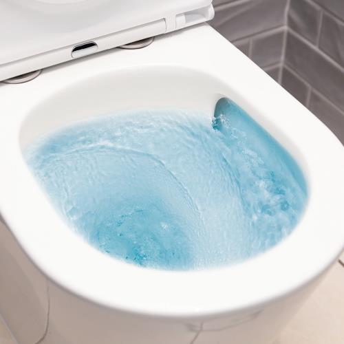 TOILETS - Koko Floor Pan R&T In Wall Cistern Package - White (Gloss)