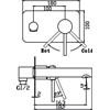 TAPWARE - Lennie Wall Mixer with Spout - Brushed Nickel - 