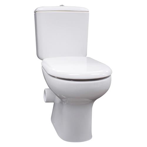 TOILETS - Petra Close Coupled Left Skew Toilet Suite - 