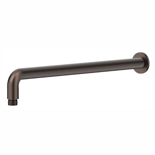 TAPWARE - Mica Wall Shower Arm - 450mm - Curved - Dusk Bronze