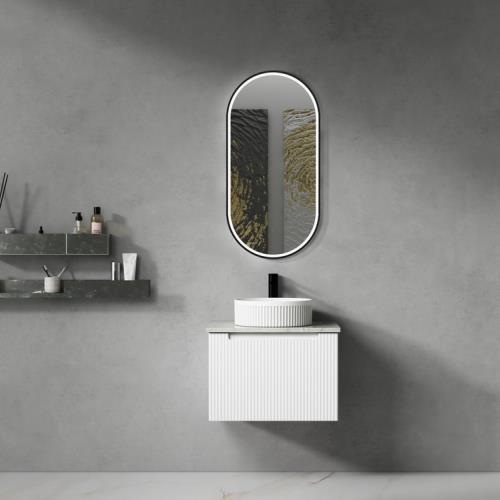 VANITIES - Perla Wall Hung Vanity - 600mm