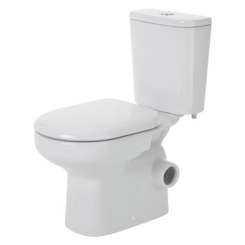 TOILETS - Petra Close Coupled Right Skew Toilet Suite - 