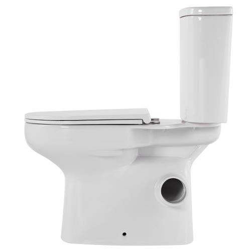TOILETS - Petra Close Coupled Right Skew Toilet Suite - 