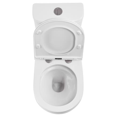 TOILETS - Petra Close Coupled Right Skew Toilet Suite - 